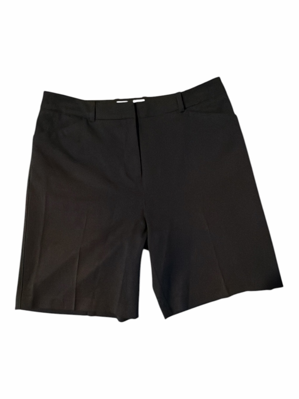 TEHAMA Nancy Haley Black Bermuda Dress Shorts Women's Size 6 Tailored Stretch